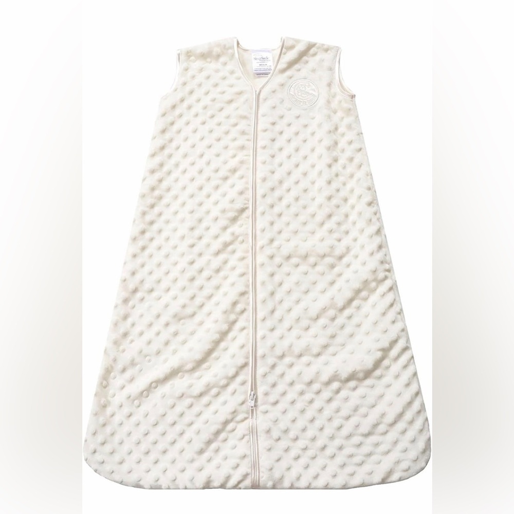 HALO Sleepsack Plush Dot Velboa Wearable Blanket, TOG 1.5 size small